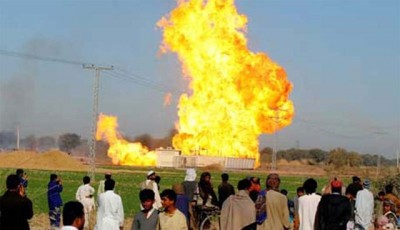 Gas Pipeline Destroyed