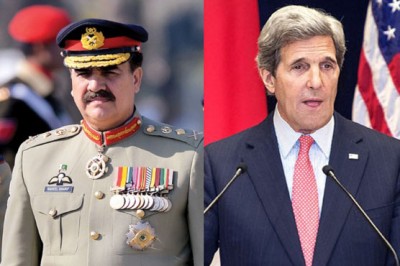 Raheel Sharif and John Kerry