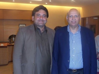 Majeed khan with Ch Sarwar 