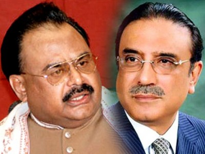Altaf Hussain and Asif Zardari