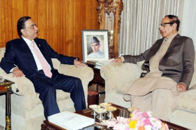Asif Ali Zardari and Chaudhry Shujaat