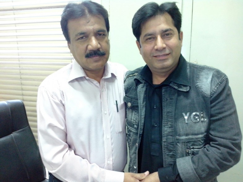 Ilyas Choudhary and Majeed Araeen