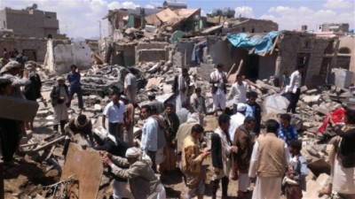 Saudi Arabia Bombs Attack Yemen