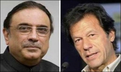Asif Ali Zardari and Imran Khan