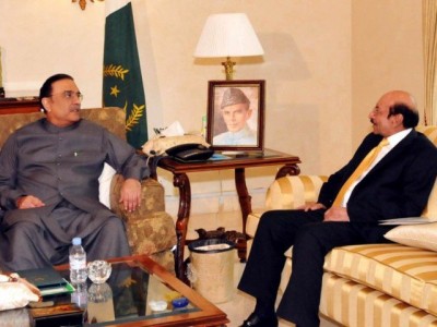 Asif Zardari and Qaim Ali Shah