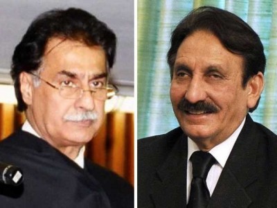 Ayaz Sadiq and Iftikhar Chaudhry