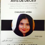 Chaudhry Ariba Dead