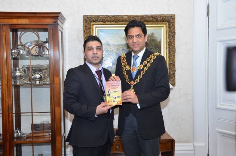 Kashif Sajjad with Lord Mayor