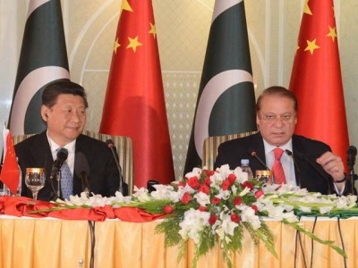 Nawaz sharif and Xi Jinping