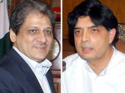 Chaudhry Nisar Ali Khan and Dr Ishrat Ul Ebad Khan