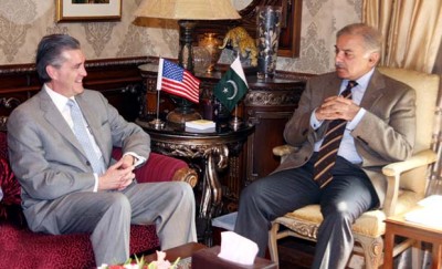 Richard Olson and Shahbaz Sharif