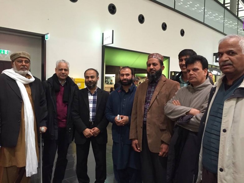 Allama Abdul Latif Chishti Azhari Vienna Airport Welcoming