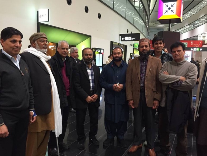 Allama Abdul Latif Chishti Azhari Vienna Airport Welcoming