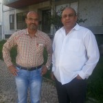 Asif Majeed Sheikh with Mohammad Rashid