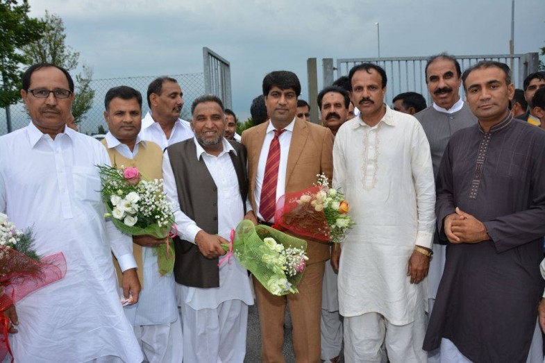 Chaudhry Bashir Bosal with Friends