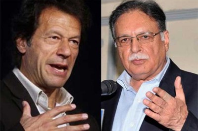 Imran Khan and Pervez Rashid