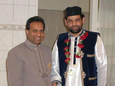 Javid Azeemi with Ali Jilani