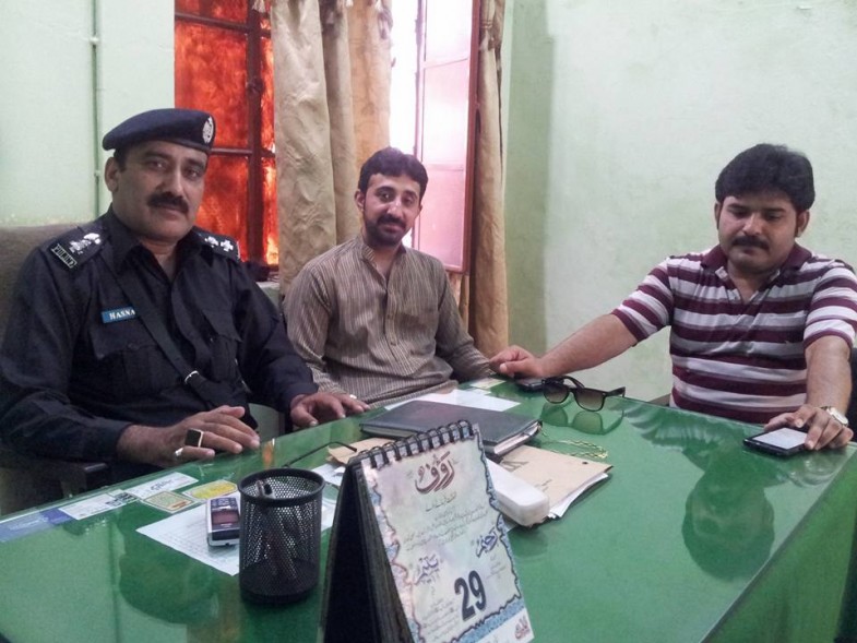 Khurram Shahzaad Butt with Syed Hasnaat Hussain 