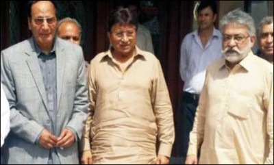 Pervez Musharraf, Chaudhry Shujaat, Pir Pagara  