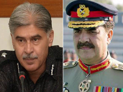 Raheel Sharif and Ghulam Haider