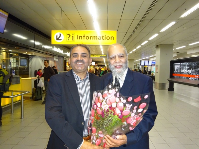 UK Amsterdam Airport Welcome To Mirza Abdul Rashid
