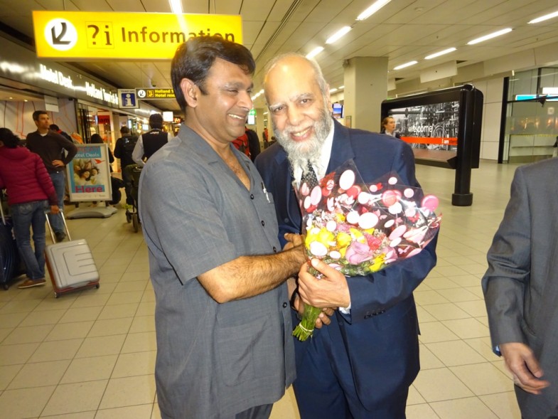 UK Amsterdam Airport Welcome To Mirza Abdul Rashid