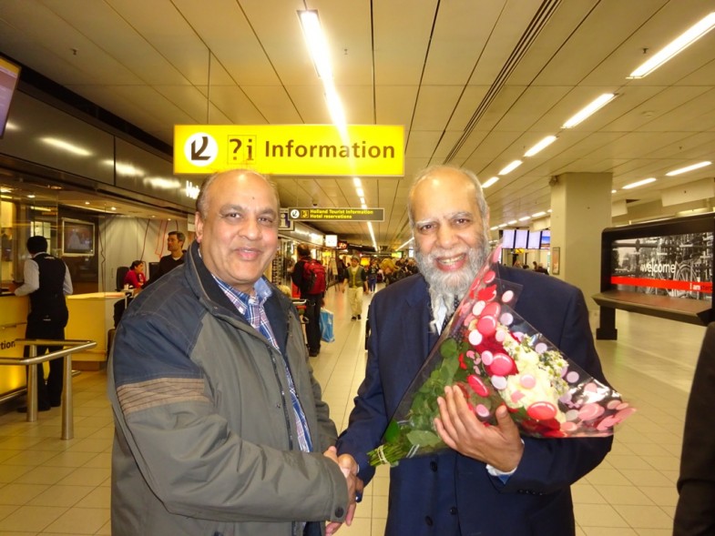 UK Amsterdam Airport Welcome To Mirza Abdul Rashid