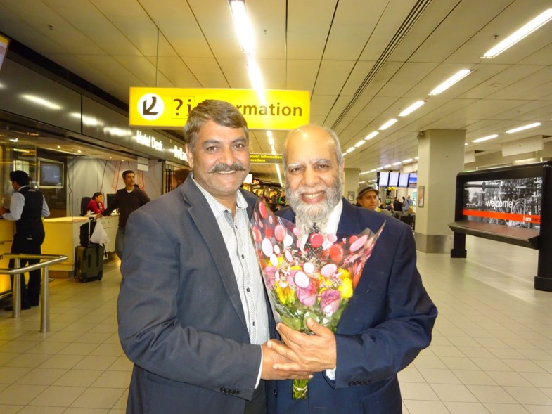 UK Amsterdam Airport Welcome To Mirza Abdul Rashid
