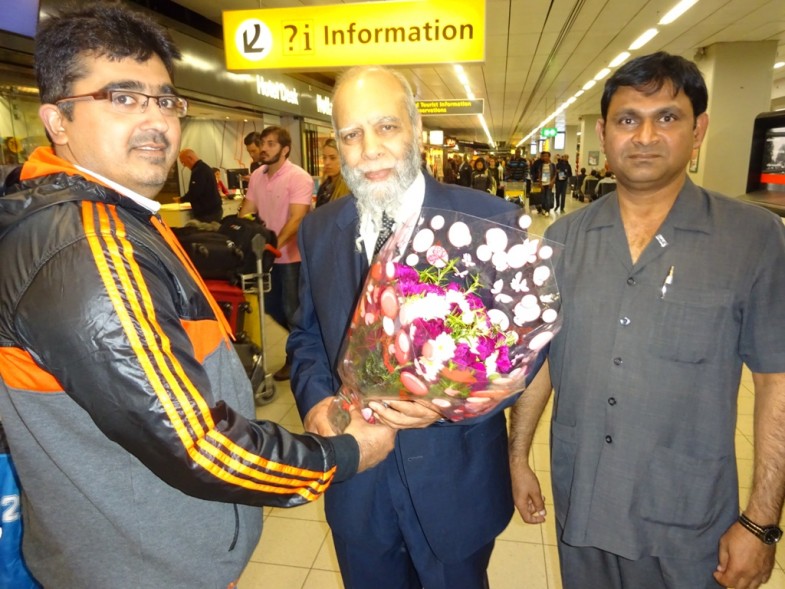 UK Amsterdam Airport Welcome To Mirza Abdul Rashid