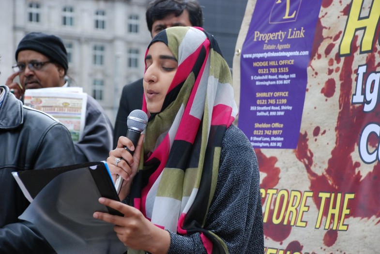 Demonstration and Rohingya Solidarity Campaign