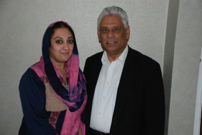 Mahmood Hassan with Nageena Kauser