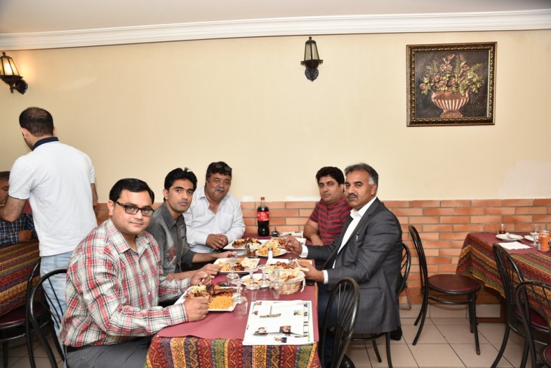 Munir Ahmad Chaudhry,lunch