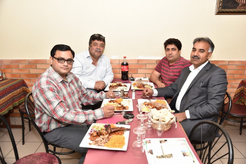 Munir Ahmad Chaudhry,lunch