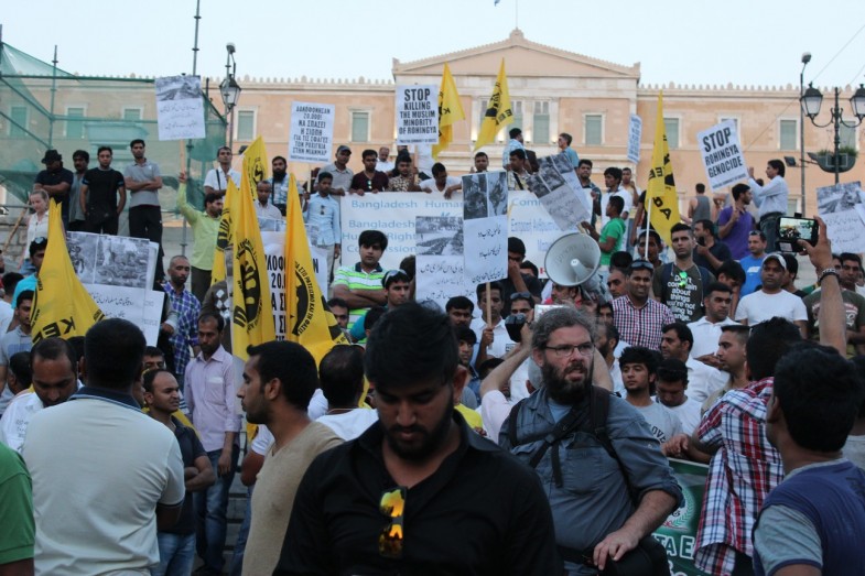 Muslims Massacres Against Pakistani Community Protest Rally