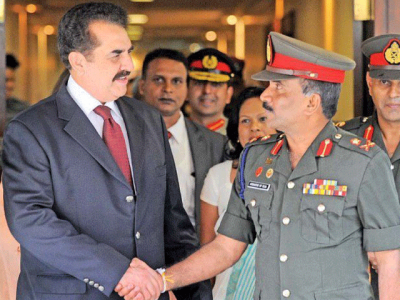 Pak Army Chief And Sri Lankan Army Chief
