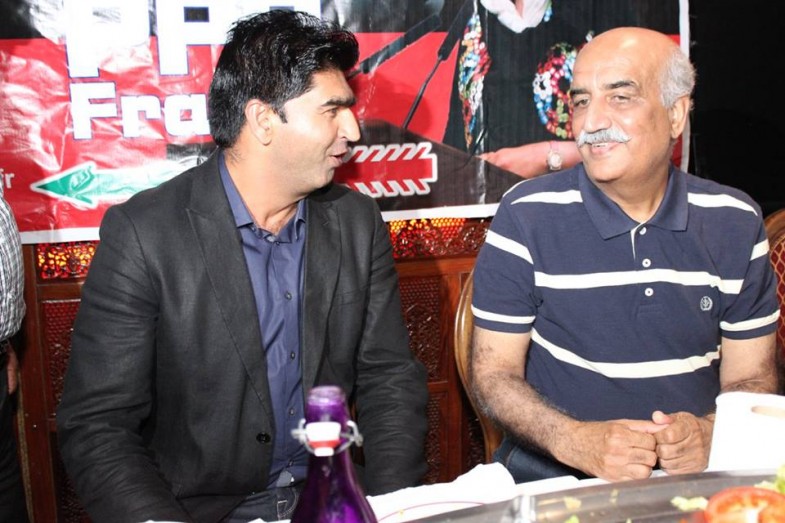 Ashfaq Ahmad and Khursheed Shah Meeting