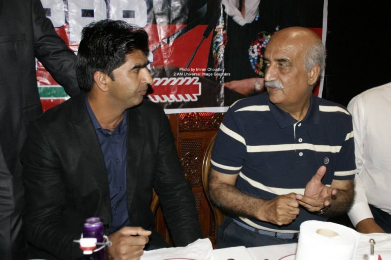 Ashfaq Ahmad and Khursheed Shah Meeting