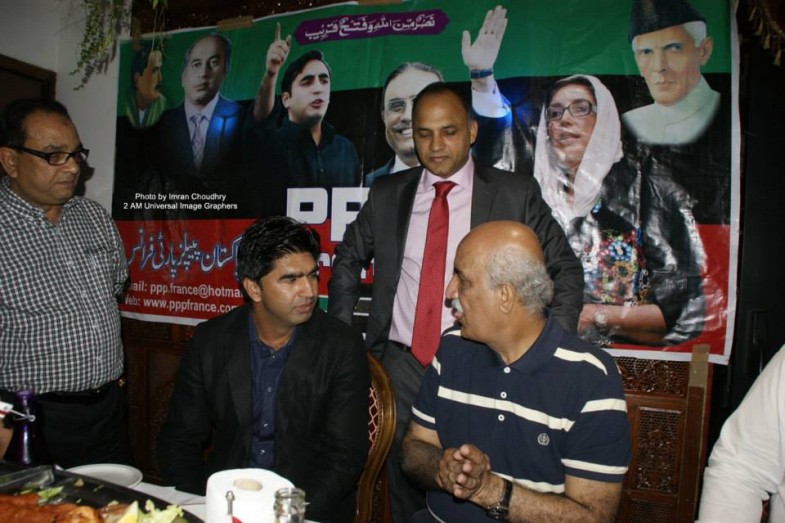 Ashfaq Ahmad and Khursheed Shah Meeting