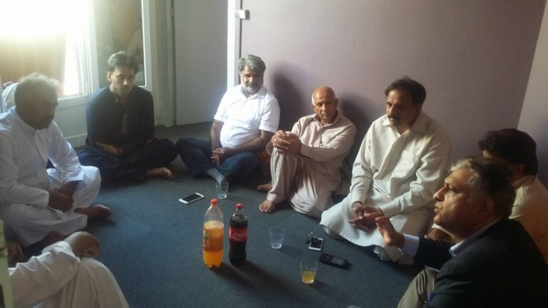 Condolences with Hafiz Chand