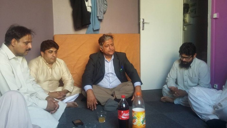 Condolences with Hafiz Chand