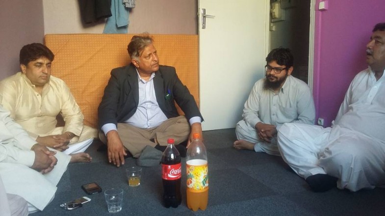Condolences with Hafiz Chand