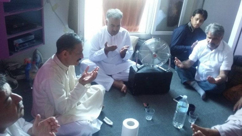 Condolences with Hafiz Chand