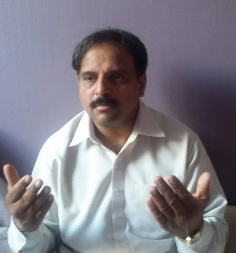 Condolences with Hafiz Chand