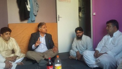 Condolences with Hafiz Chand