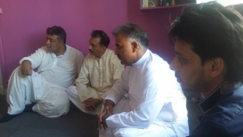 Condolences with Hafiz Chand