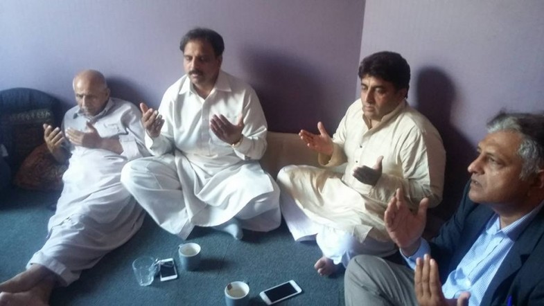 Condolences with Hafiz Chand