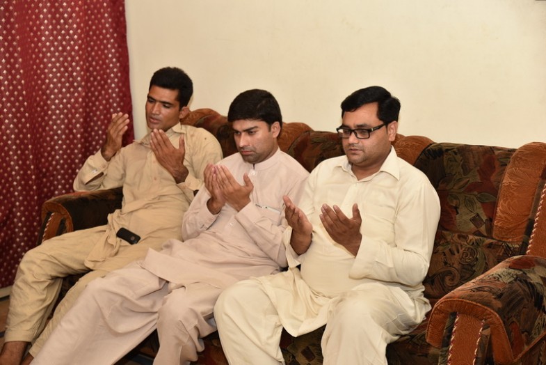 Condolences with Irfan Saddique