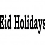 Eid Holidays