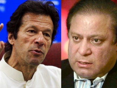 Imran Khan and Nawaz Sharif 