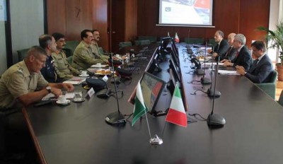 Italy Raheel Sharif Meeting